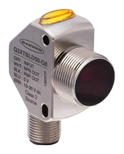 Banner Engineering Q3XTBLD-Q8 300mm Laser Contrast Photoelectric Sensor