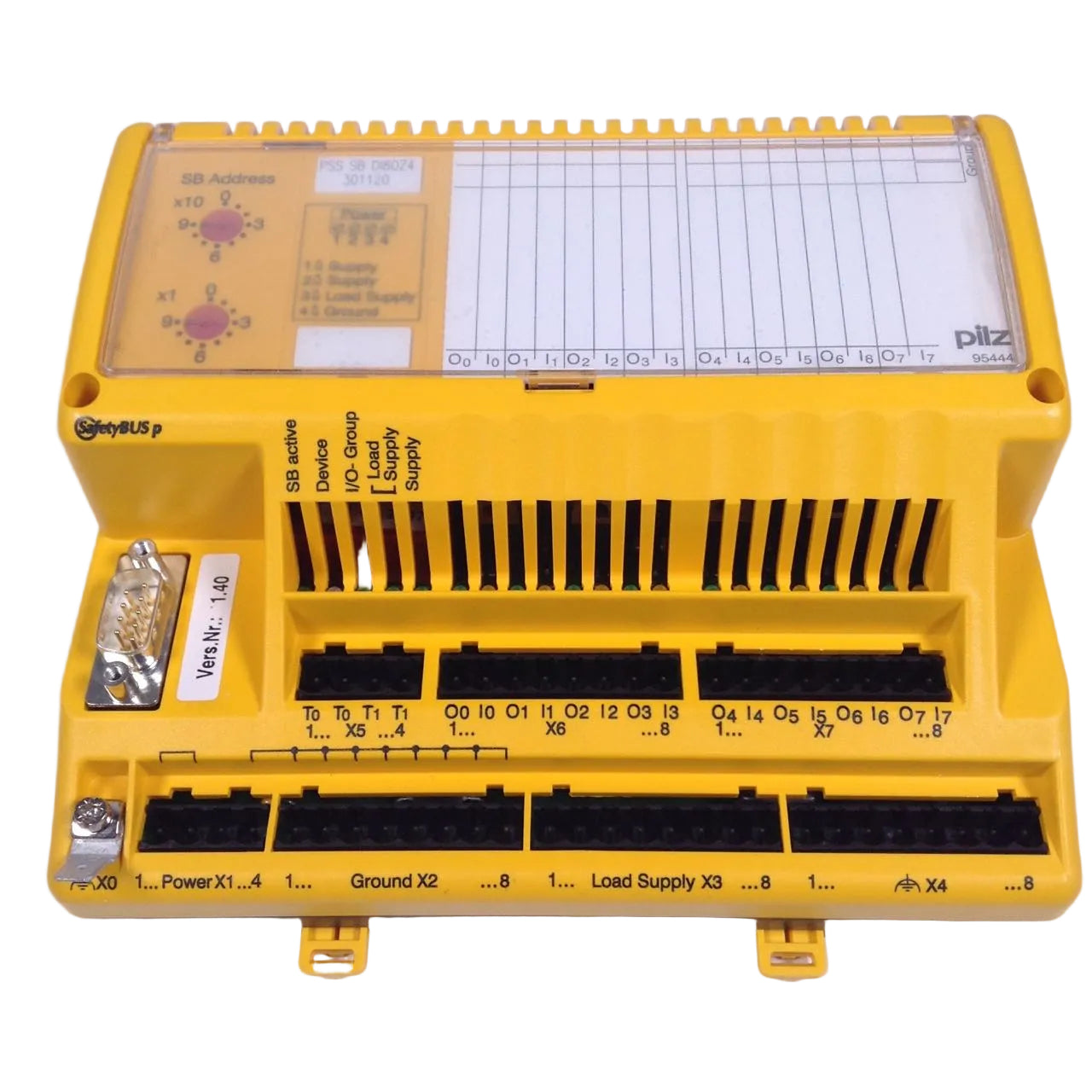 301120 | Pilz PSS SB DI8OZ4 SafetyBUS Digital I O Module 24VDC