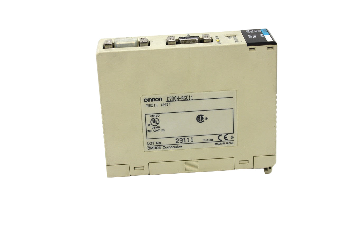 C200H-ASC11 | Omron ASCII Communication Module Dual RS-232C Ports 200 KB Memory