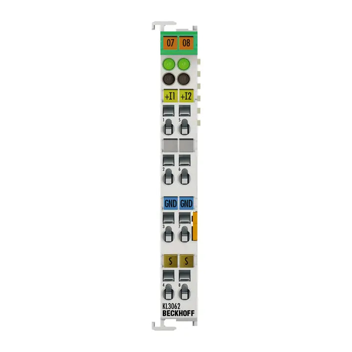 KL3062 | Beckhoff 2-Channel Analog Input Bus Terminal 0–10 V 12 Bit Single-Ended