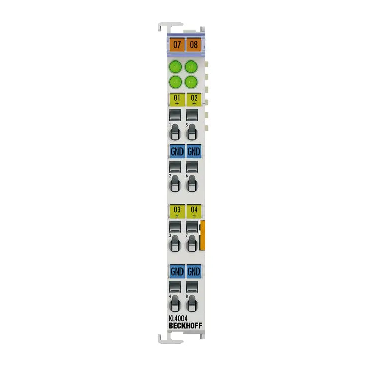 KL4004 | Beckhoff Bus Terminal 4-Channel Analog Output 0–10 V 12 Bit Single-Ended