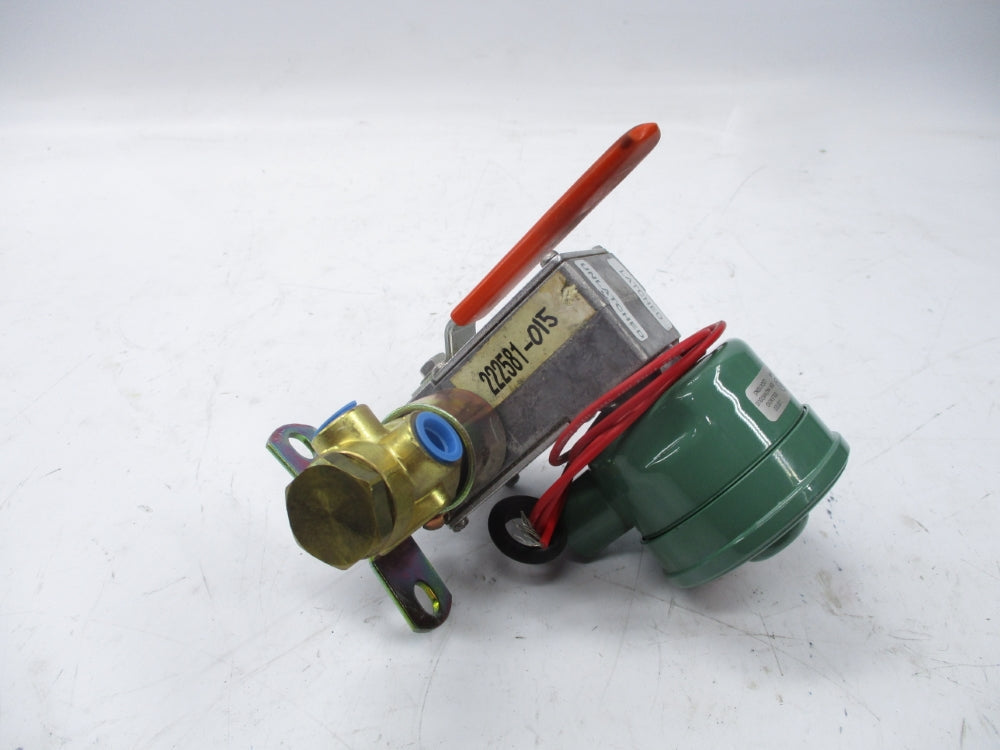 ASCO EF8308A40 Explosion-Proof Three-Way Brass Solenoid Valve with 110–120 Volt Alternating Current Coil