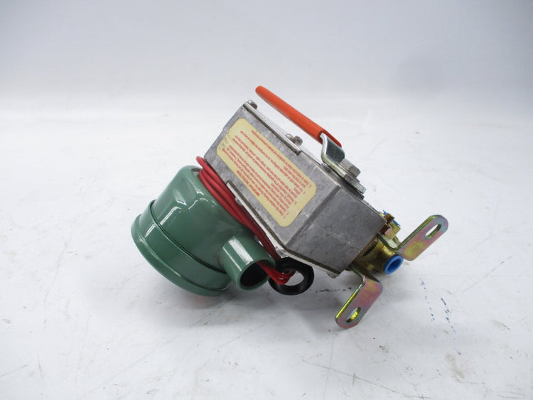 ASCO EF8308A40 Explosion-Proof Three-Way Brass Solenoid Valve with 110–120 Volt Alternating Current Coil