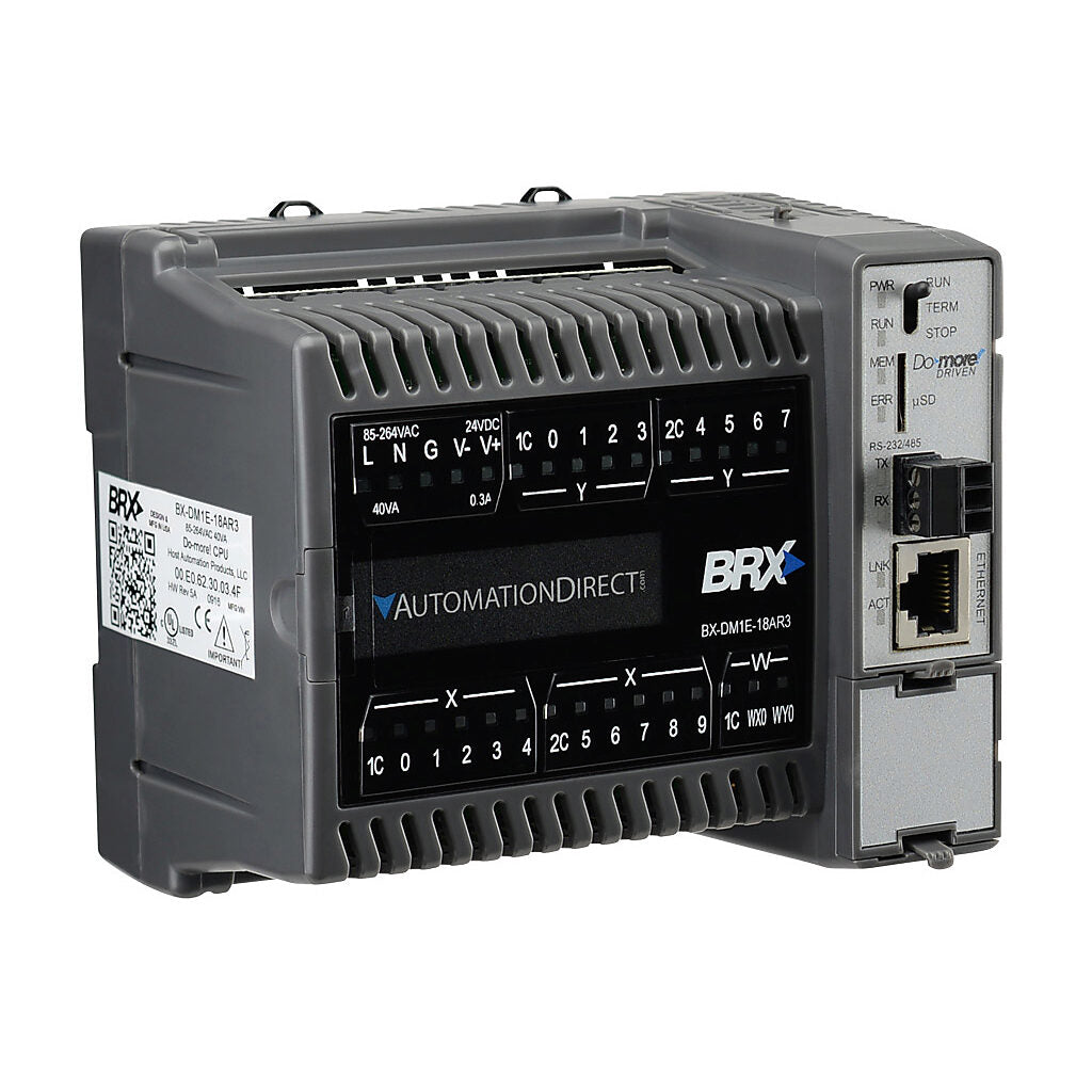 BX-DM1E-18AR3 | AutomationDirect BRX Do-more PLC 18-Point AC Relay
