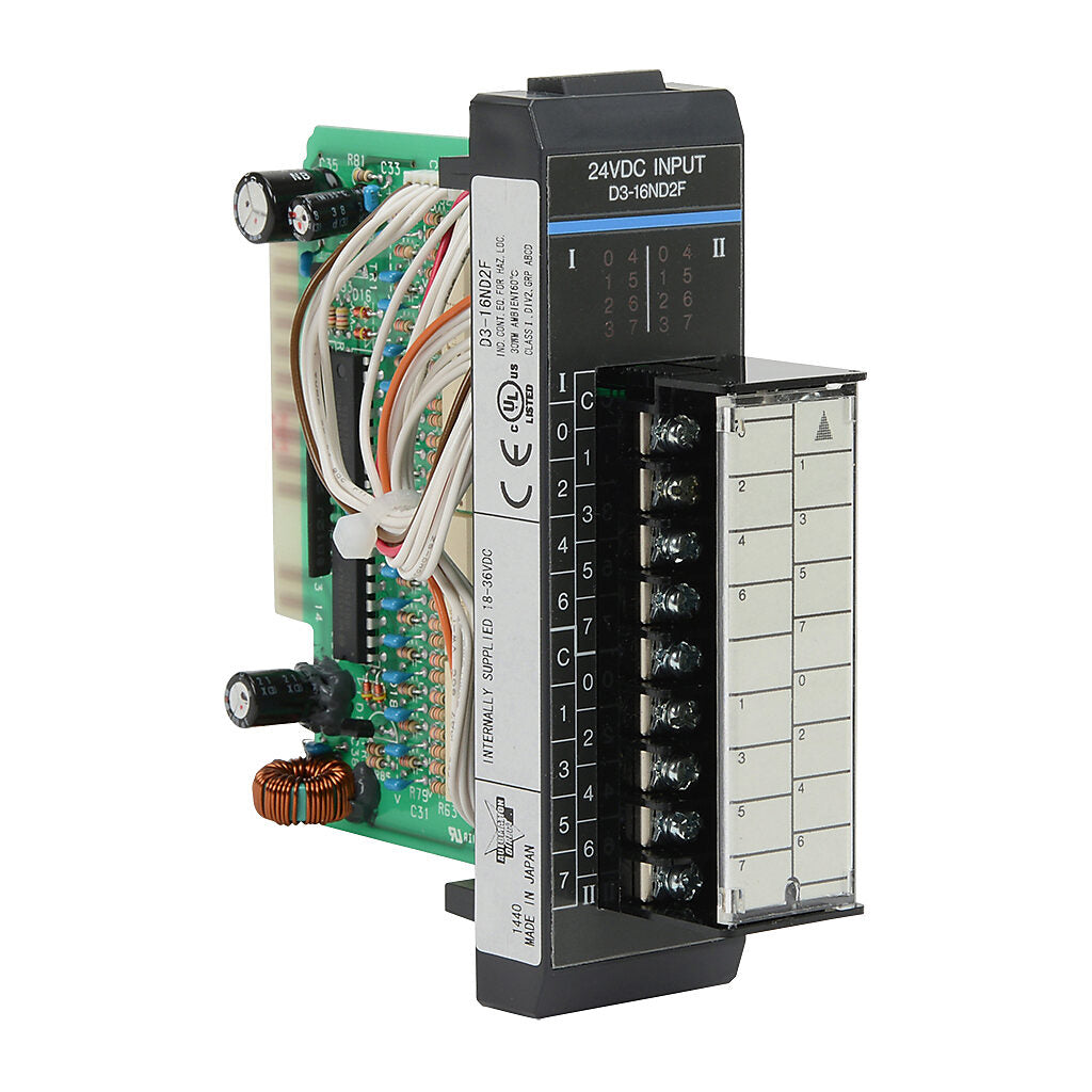 D3-16ND2F | Automation Direct 24VDC 16 Point Input Module DL305 DirectLOGIC 305