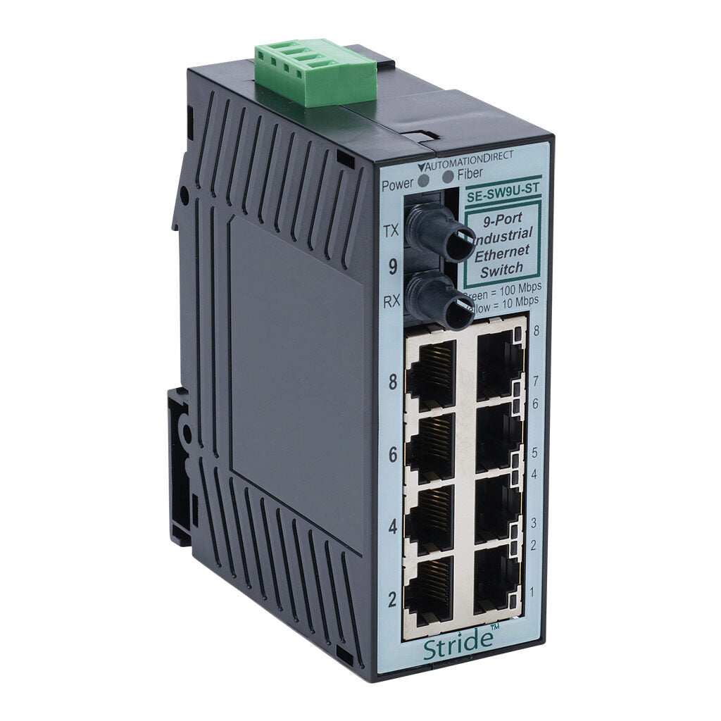 SE-SW9U-ST | Automation Direct STRIDE 9-Port Unmanaged Ethernet Switch