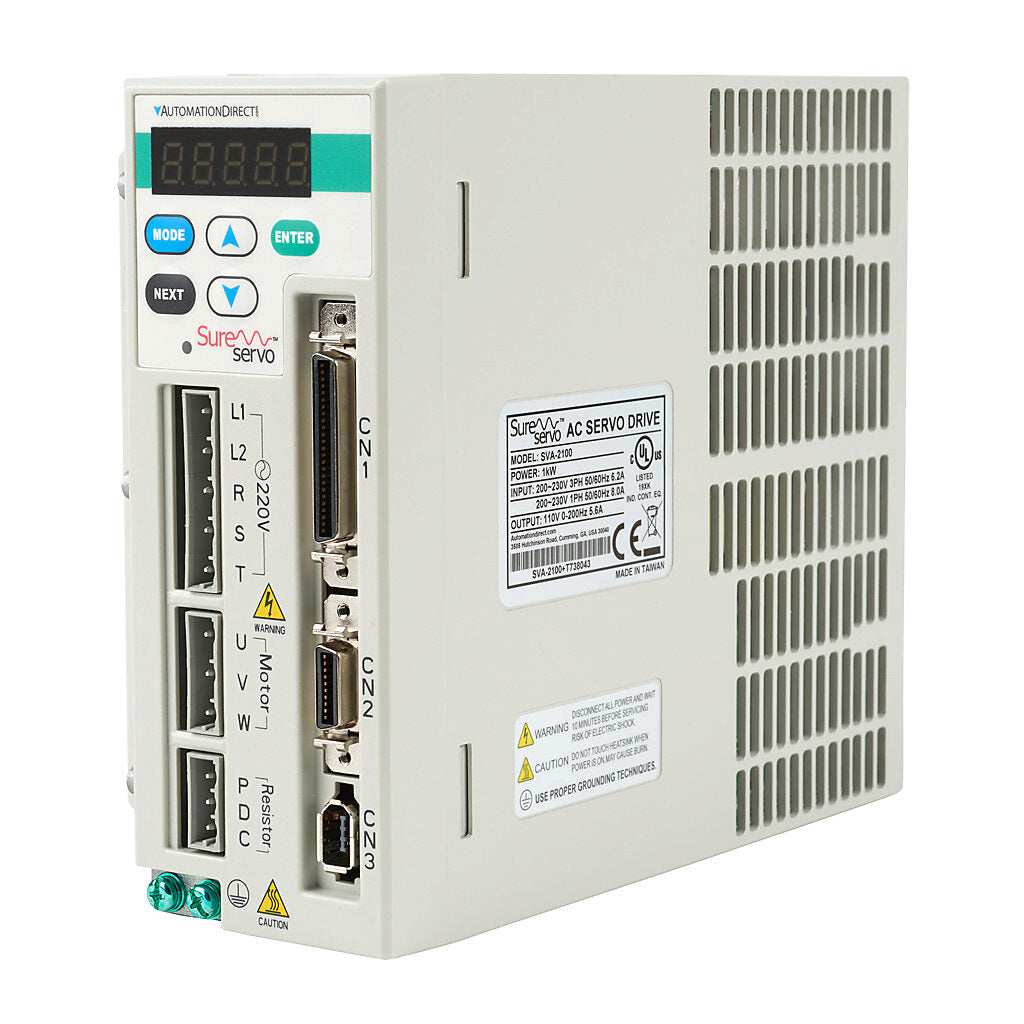 SVA-2100 | Automation Direct SureServo 1kW 230VAC Servo Drive