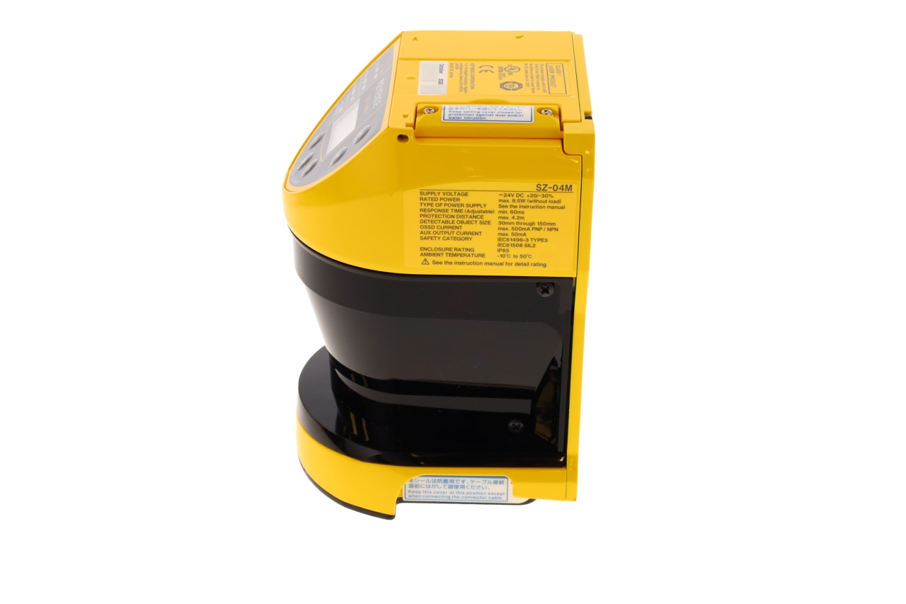 SZ-04M | Keyence Safety Laser Scanner, 24 VDC, 270° Range, 905 nm Infrared, IP65