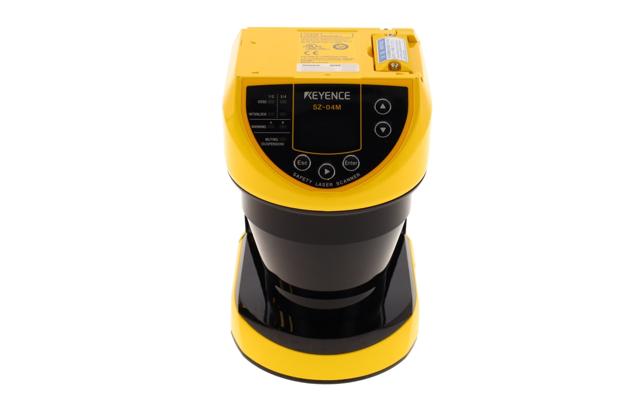 SZ-04M | Keyence Safety Laser Scanner, 24 VDC, 270° Range, 905 nm Infrared, IP65
