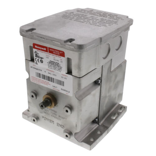 M7284Q1009 | Honeywell 120V Non-Spring Return Foot-Mounted Actuator with 2 Aux Switches, 150 lb-in
