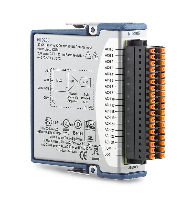 NI-9205 | National Instruments 32-Channel Voltage Input Module