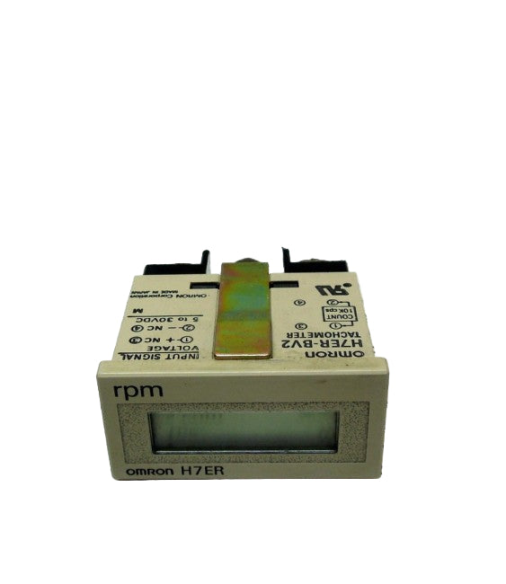 H7ER-BV2 | Omron Subminiature Tachometer, 1/32 DIN, LCD, Self-Powered, 10,000 RPM