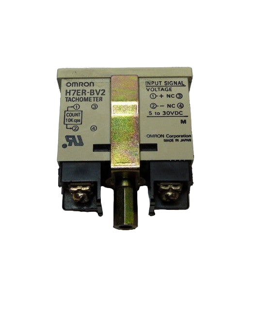 H7ER-BV2 | Omron Subminiature Tachometer, 1/32 DIN, LCD, Self-Powered, 10,000 RPM