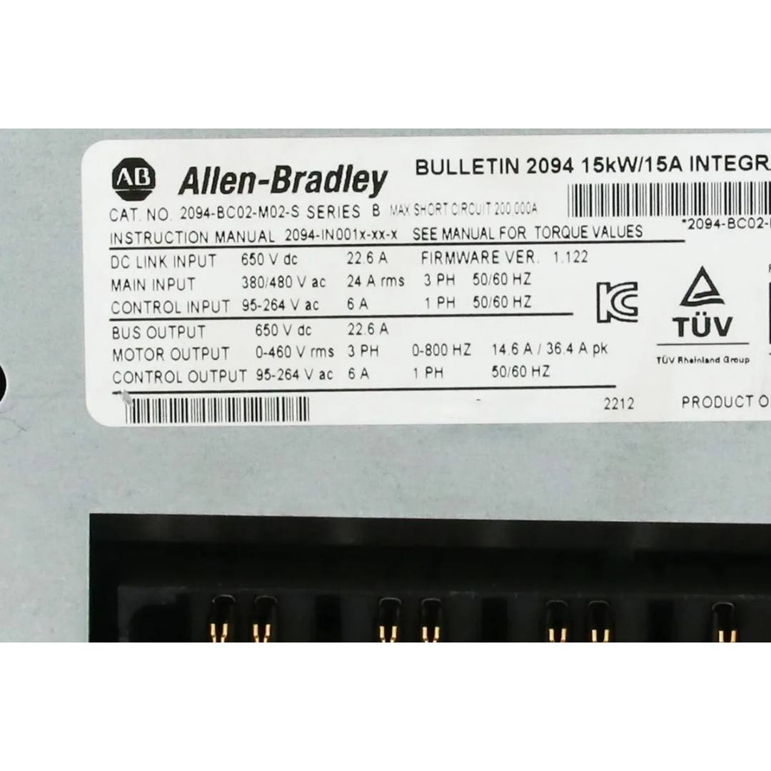 2094-BC02-M02-S | Allen-Bradley Integrated Axis Module 400/460V 15kW