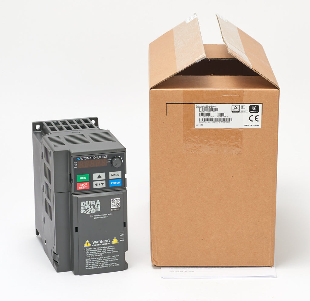 GS21-11P0 | Automation Direct DURApulse GS20 1HP 120V AC Drive