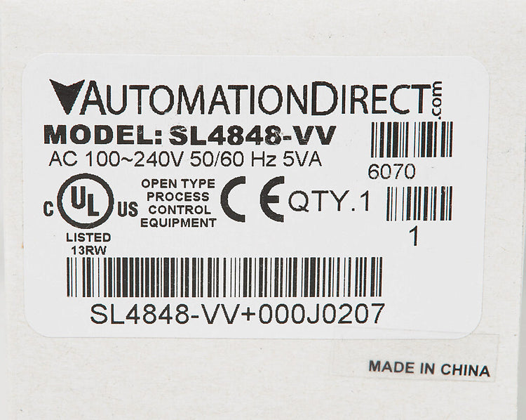 SL4848-VV | Automation Direct SOLO 1/16 DIN PID Temperature Controller