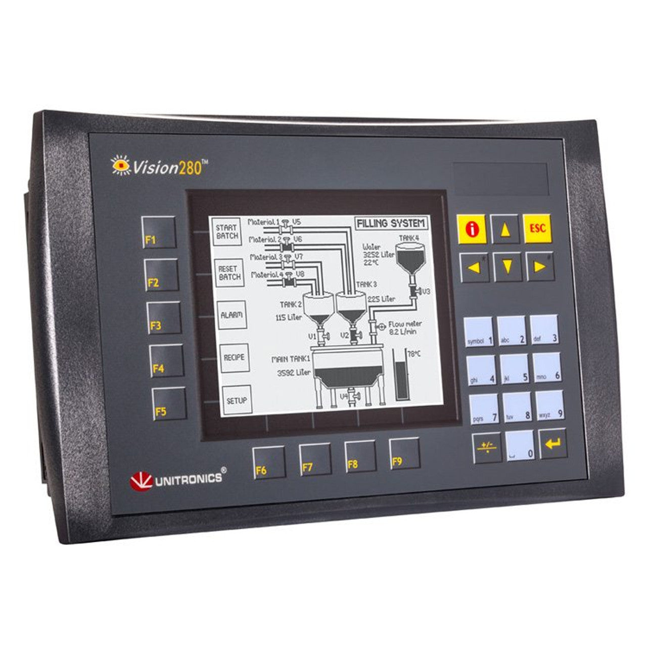 V280-18-B20B | Unitronics PLC Control Panel 4.7"