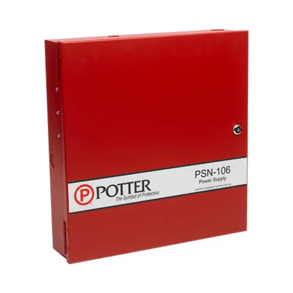 PSN-106 | Potter 10-Amp Conventional Power Supply with 6 NAC Outputs