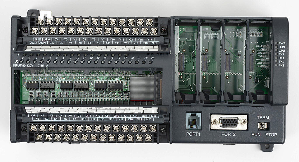 D0-06AR | Automation Direct DirectLOGIC DL06 PLC, 120-240 VAC required, serial ports, Discrete Input: 20-point, AC, Discrete Output: 16-point, relay.