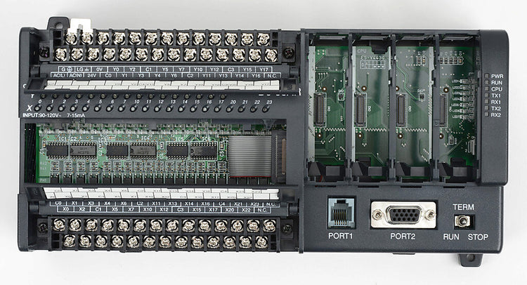 D0-06AR | Automation Direct DirectLOGIC DL06 PLC, 120-240 VAC required, serial ports, Discrete Input: 20-point, AC, Discrete Output: 16-point, relay.