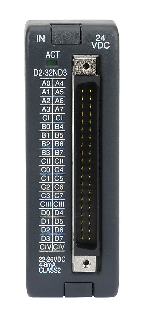 D2-32ND3 | Automation Direct DL205 32-Point 24VDC Discrete Input Module