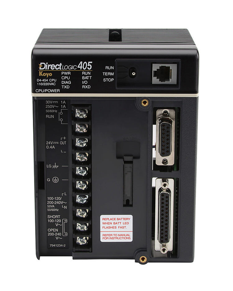 D4-454 | Automation Direct DirectLogic 405 PLC CPU 31.5K Memory