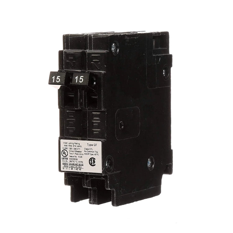 Q1515 | Siemens 15 Amp Tandem Circuit Breaker