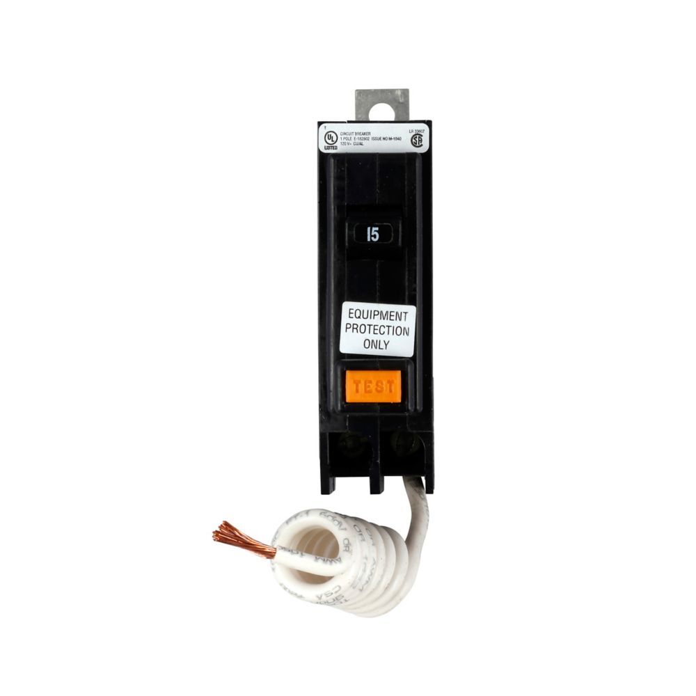 QBGFEP1015 | Cutler Hammer 15 A 1-Pole 120 V Molded Case GFEP Circuit Breaker