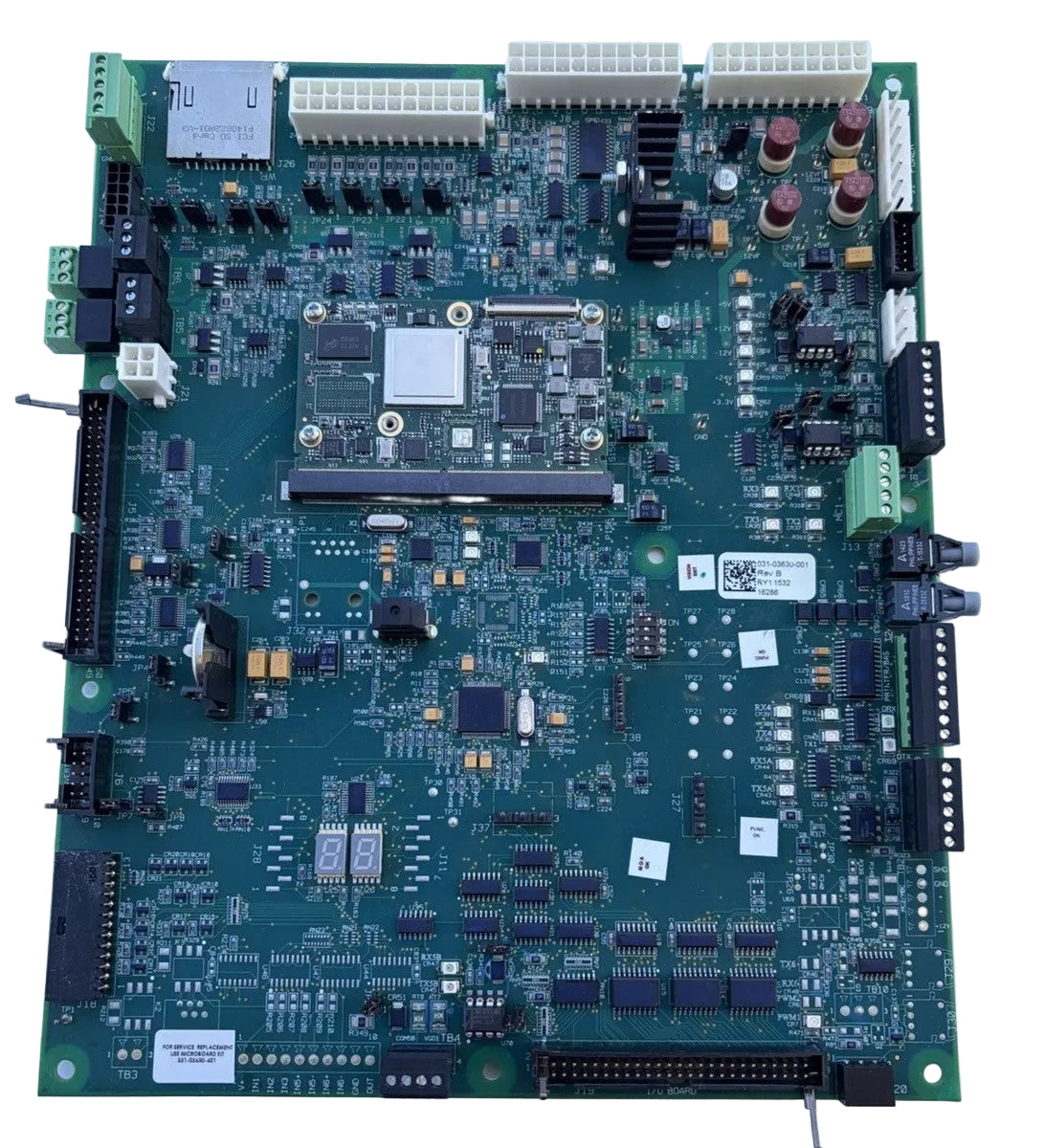 York 031-03630-001 OptiView Microprocessor Chiller Control Circuit Board
