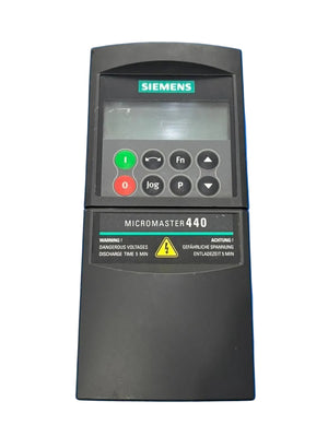 Siemens 6SE6440-2UD21-1AA1 MICROMASTER 440 1.1 kW Variable Frequency Drive