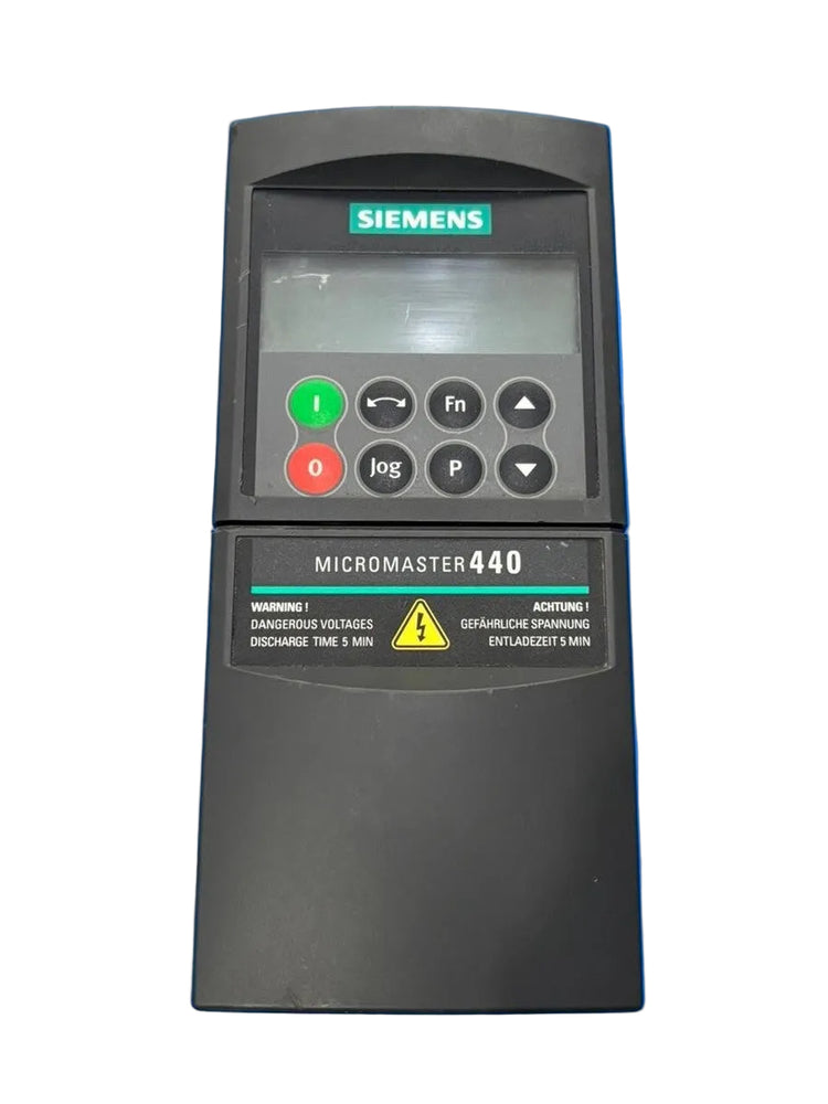 Siemens 6SE6440-2UD21-1AA1 MICROMASTER 440 1.1 kW Variable Frequency Drive
