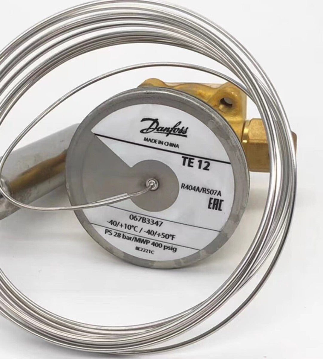 Danfoss 067B3347 TE 2 Commercial Thermostatic Expansion Valve