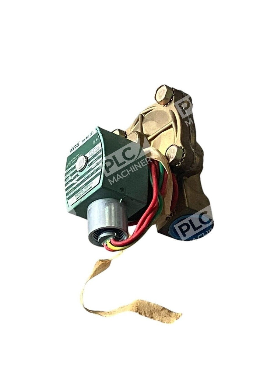 Asco 8210G3 Normally Closed Pilot Operated Brass General Service Solenoid Valve