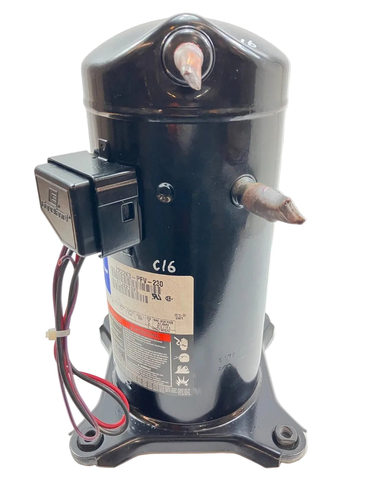 Copeland ZR22K3-PFV-130 2 Ton Scroll Compressor 21,000 BTU 208-230V 1-Phase R-22 HVAC