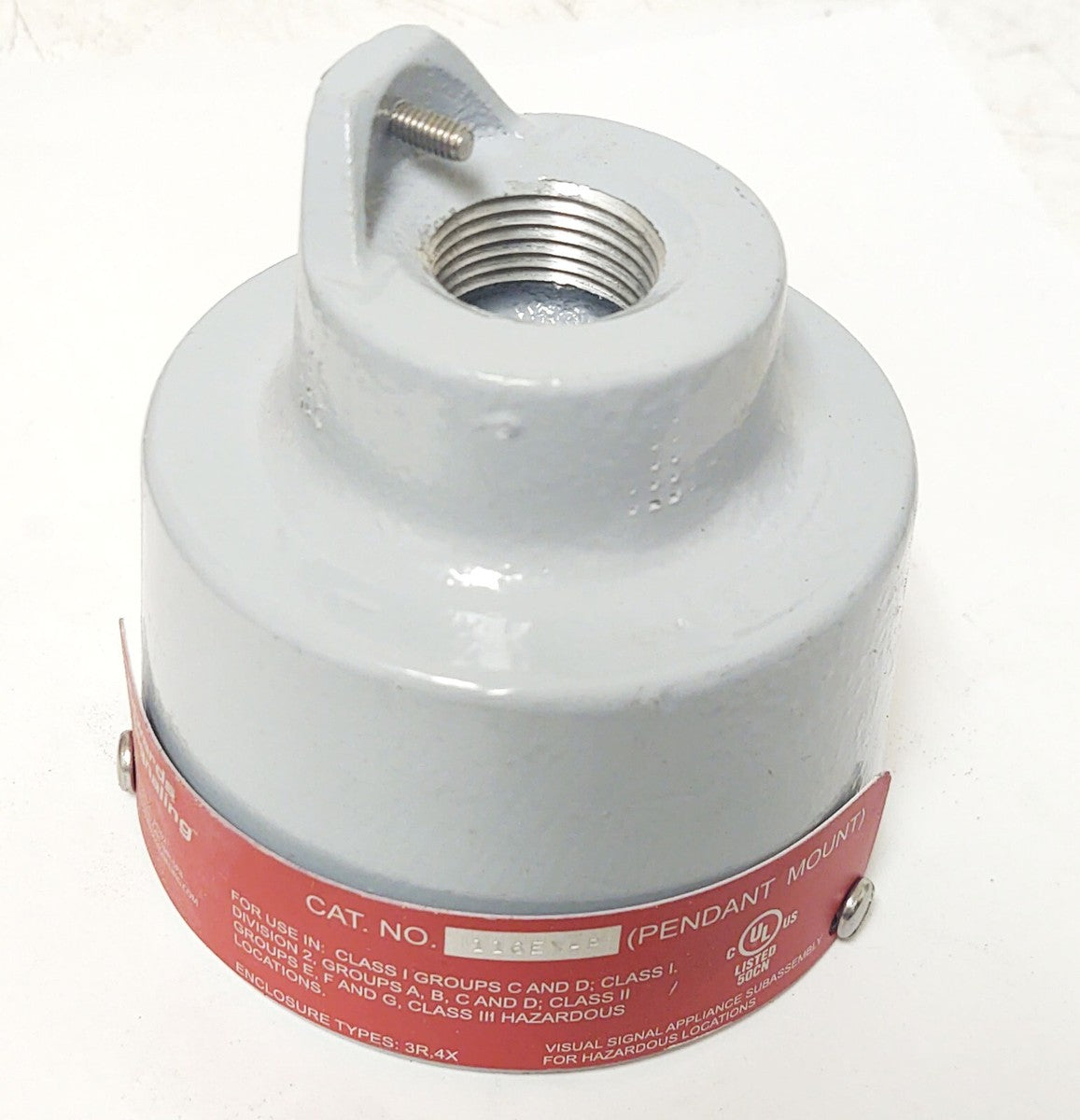 Edwards Signaling 116EX-P 3/4-Inch NPT Pendant Mount for 116 Class LED Beacons