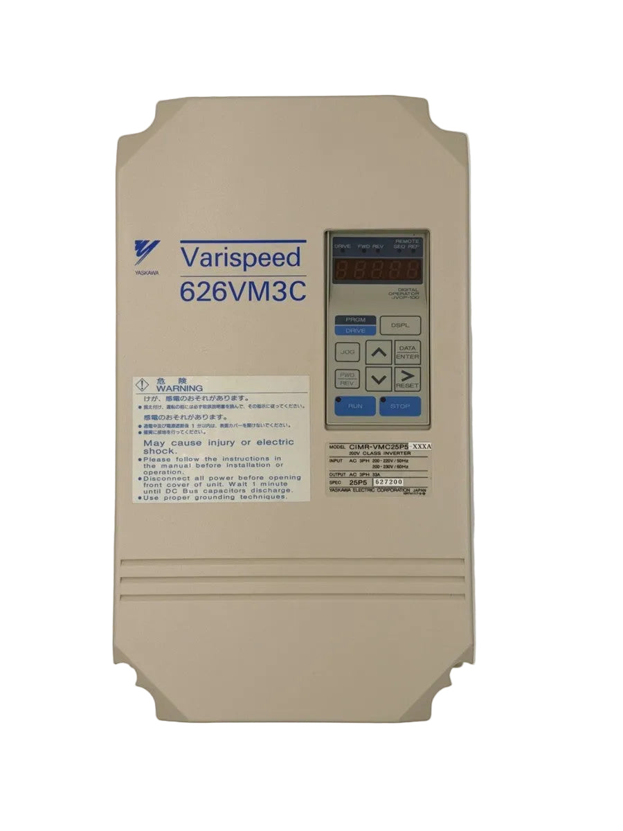 Yaskawa CIMR-VMC25P5 Varispeed 626VM3C AC Spindle Drive