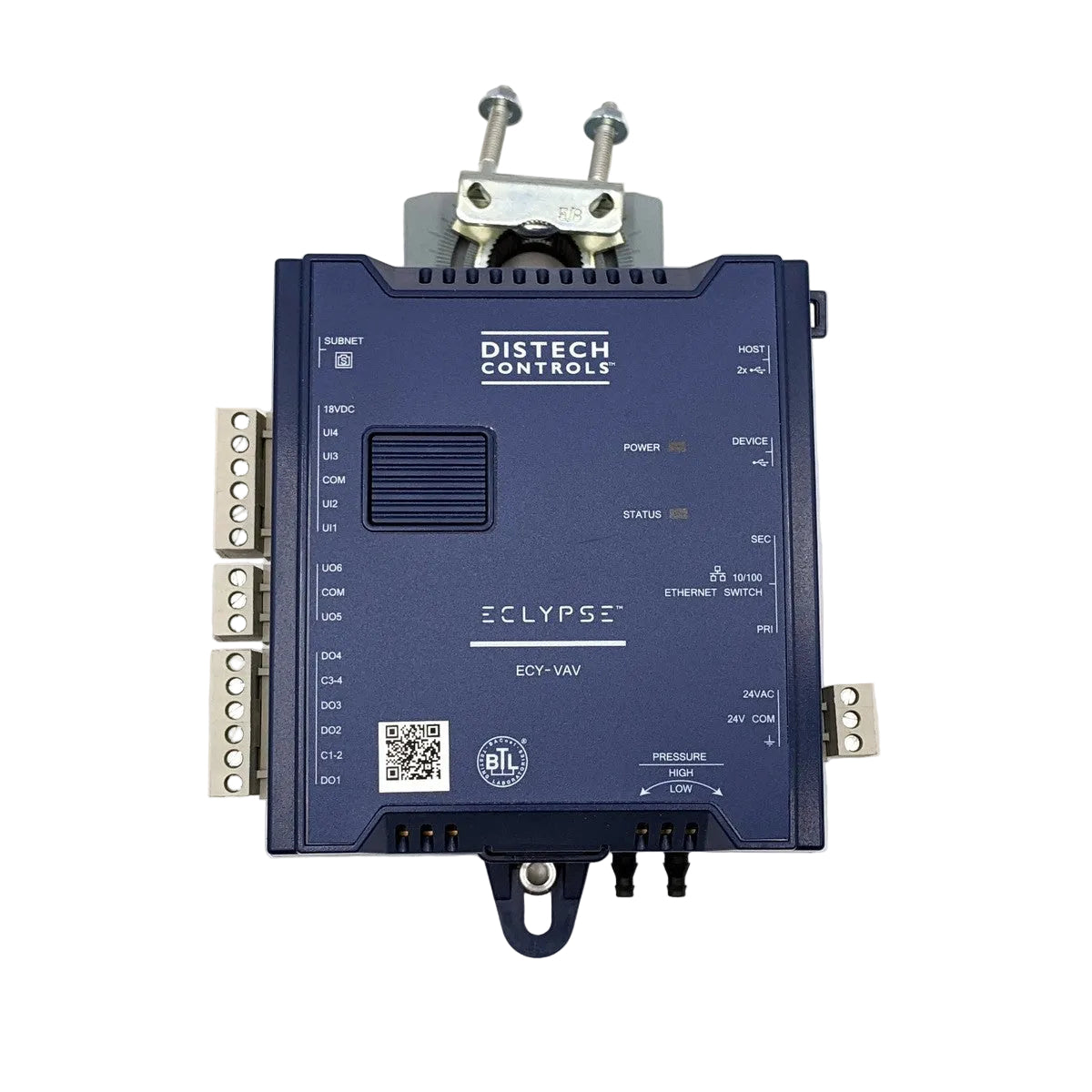 Distech Controls ECY-VAV ECLYPSE Connected Variable Air Volume Controller with Integrated Damper Actuator