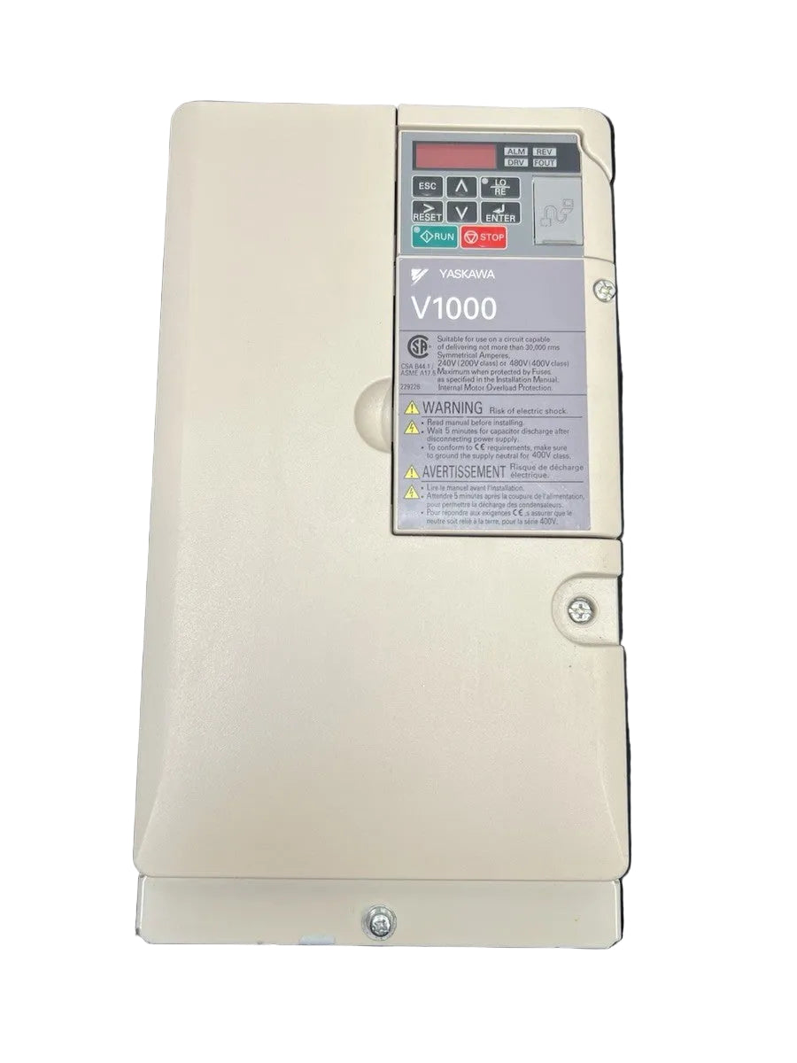 Yaskawa CIMR-VU4A0023FAA V1000 15 HP AC Variable Frequency Drive