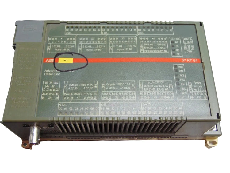 ABB GJR5252100R0161 07KT94 Advant Controller 31 Basic Controller Unit