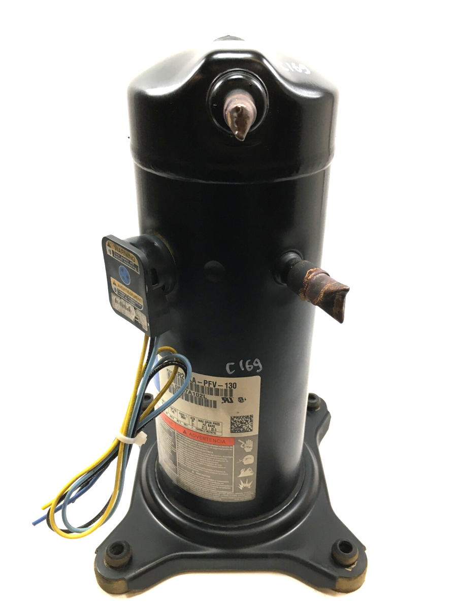 Copeland ZR26KA-PFV-130 Scroll Compressor 2 HP 25,300 BTU 208-230V 1-Phase R22 R407C HVAC