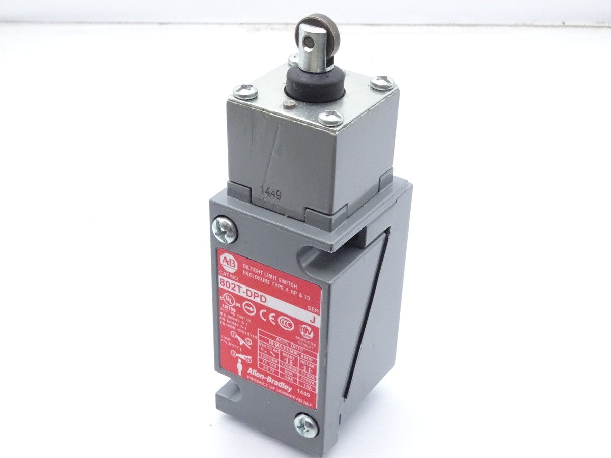 Allen-Bradley 802T-DPD Metal Plug-In Oiltight Limit Switch