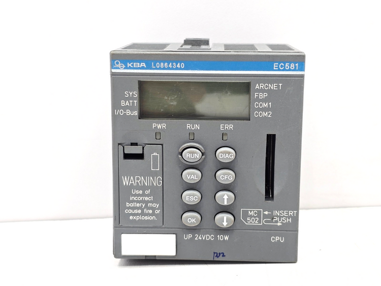 ABB EC581-ARCNET 1SAP140500R3260 AC500 Programmable Logic Controller Processor