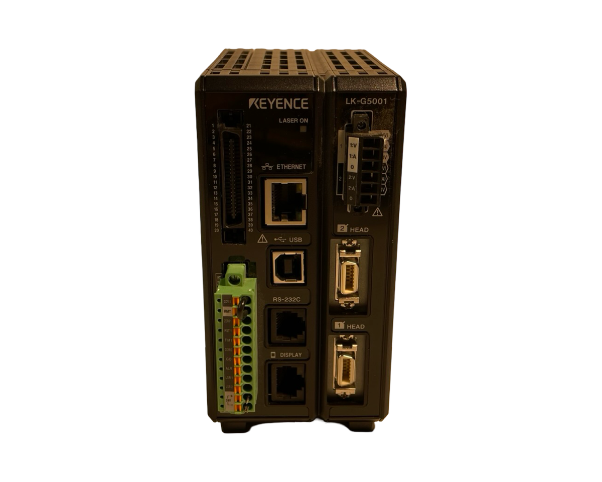 LK-G5001 | Keyence LK-G Series Laser Displacement Controller, Dual Sensor Support, ±10 V / 4–20 mA Output