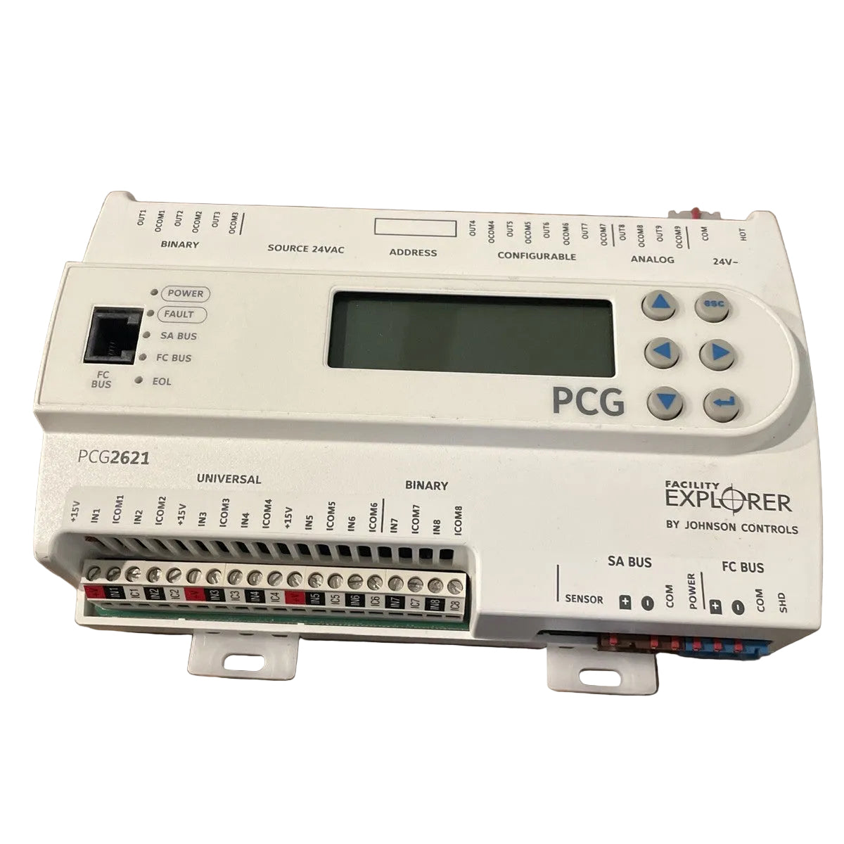 Johnson Controls FX-PCG2621-0 17-Point Programmable HVAC Controller with Display