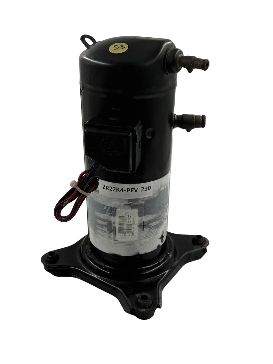 Copeland ZR22K4-PFV-130 2 Ton Scroll A/C Compressor 21,000 BTU 208–230V 1PH R22/R407C