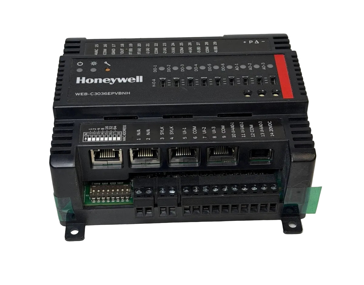 Honeywell WEB-C3036EPVBNH CIPer30 Programmable VAV Controller 12 I/O