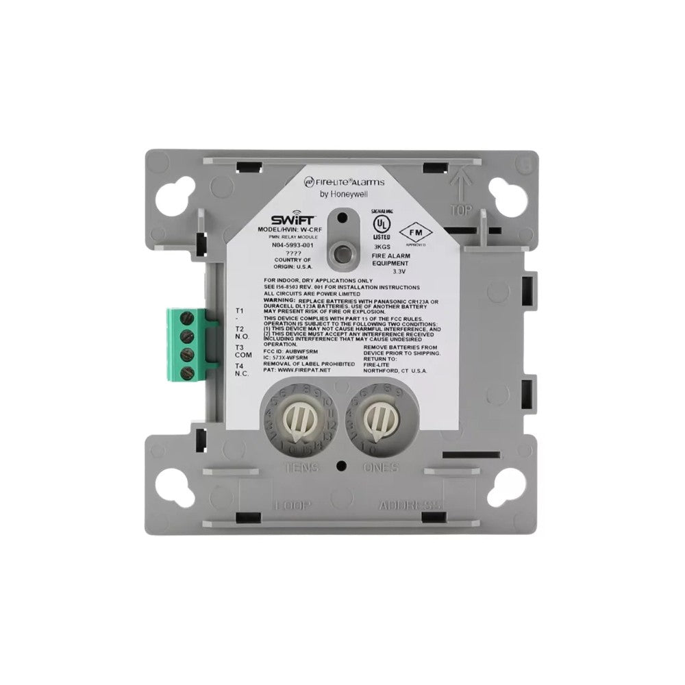 Fire-Lite W-CRF SWIFT Wireless Addressable Form C Relay Module 902–928 MHz