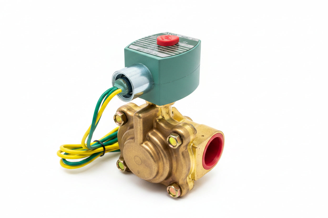Asco 8220G25 1-Inch Normally Closed Hot Water and Steam Solenoid Valve 120VAC