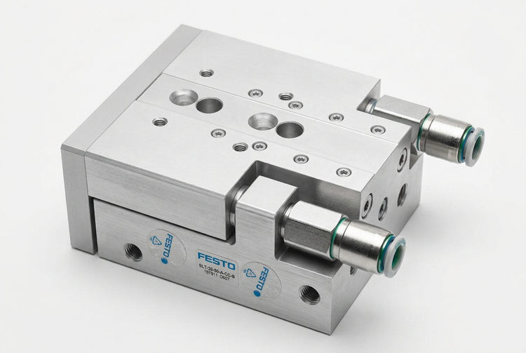 Festo SLT-25-50-A-CC-B Guided Pneumatic Mini Slide, 50 mm Stroke