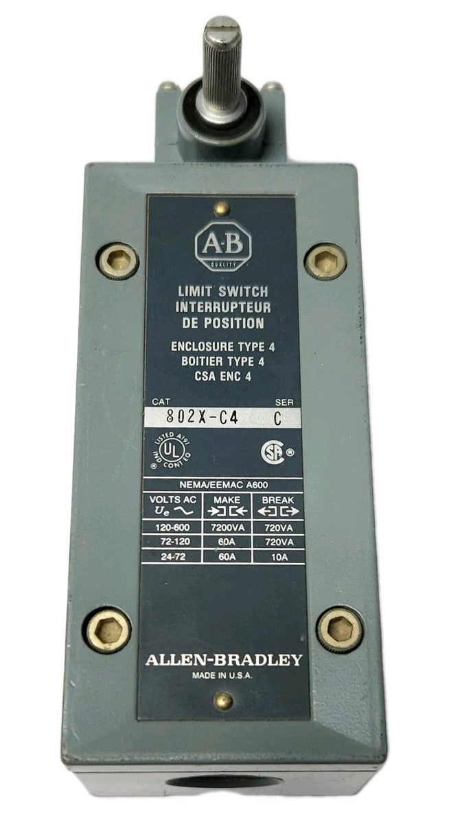Allen-Bradley 802X-C4 Watertight Limit Switch